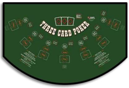 Three card poker table rental houston