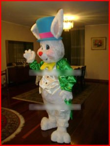 easter bunny costumed character