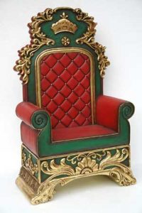 Santa chair throne rental