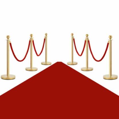 stanchions red carpet step repeat