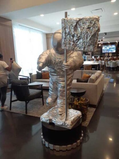 Astronaut statue