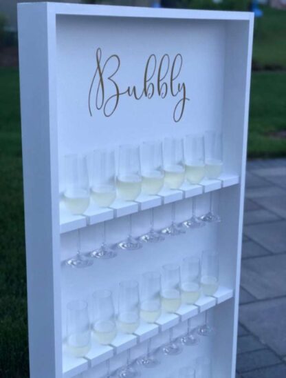 Champagne wall for weddings