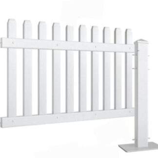 White Picket Event Fencing