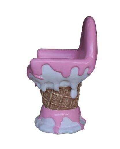 Girls pink birthday ice cream Throne chair Rental Houston